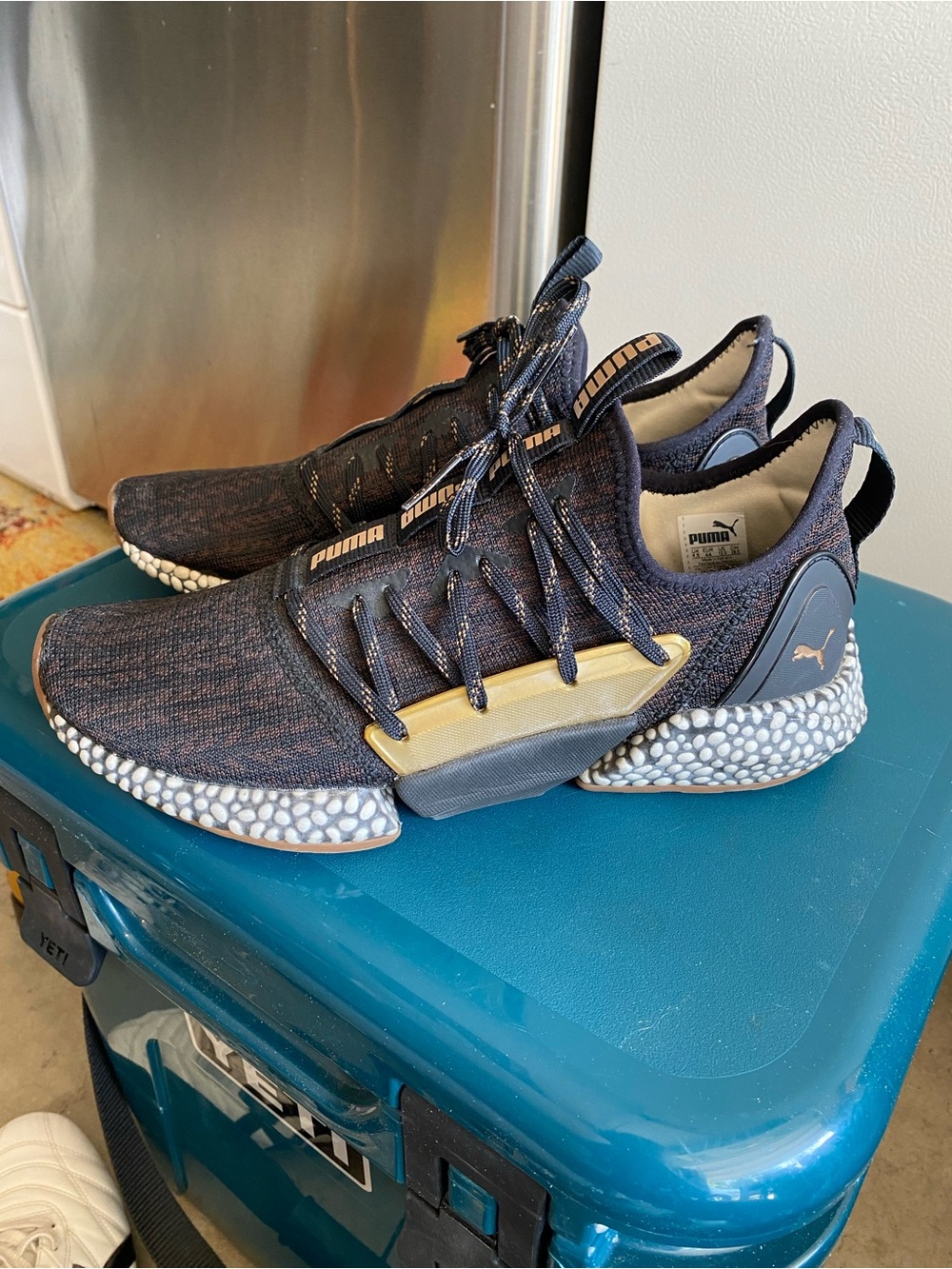 Puma Hybrid Rocket Desert 'Black Gold' sneakers